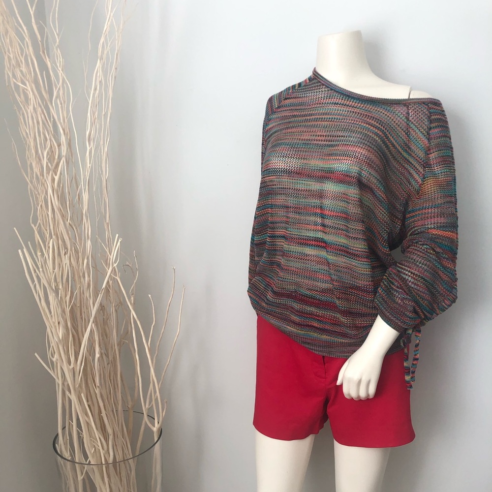 Multi Colored Knit Sweater/shirt